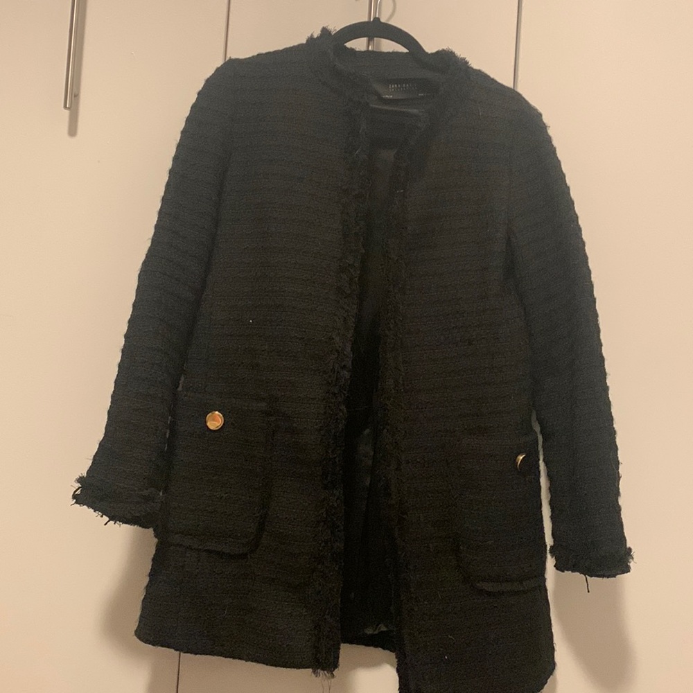 Black Zara coat